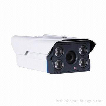 CCTV Camera with 1/3-inch Sony CCD Sensor, 4 Pieces of IR LEDs, 1,200TVL Resolution CCTV Camera